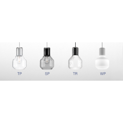 MODERN GLASS Barrel TP E27 fi50 Phase-Control zwieszany biały struktura 	50475-0000-U8-PH-13
