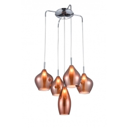 LAMPA WISZĄCA AZZARDO AMBER MILANO COPPER  AZ3172