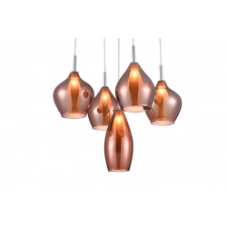 LAMPA WISZĄCA AZZARDO AMBER MILANO COPPER  AZ3172