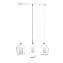 LAMPA WISZĄCA AZZARDO AMBER MILANO 3 CLEAR AZ3075