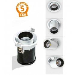 LUNA 15W DIMMABLE CZARNY WPUST  AZ2829  AZZARDO