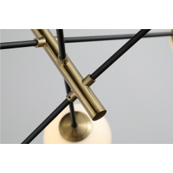OVIEDO 8  LAMPA WISZĄCA ZŁOTA AZ4423    AZZARDO