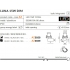 LUNA 15W DIMMABLE CZARNY WPUST  AZ2829  AZZARDO