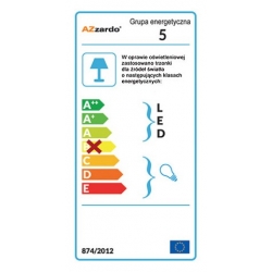 AZZARDO ELOY 2 WHITE ALU AZ1354