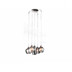LAMPA WISZĄCA AZZARDO AMBER MILANO CHROM AZ0722