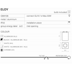 AZZARDO ELOY 1 WHITE AZ0929
