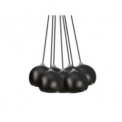 LAMPA WISZĄCA AZZARDO GULIA 7 BLACK AZ0635