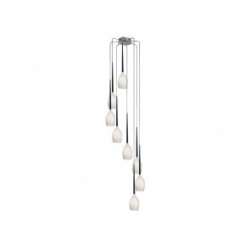 AZZARDO IZZA 8 WHITE WISZĄCA AZ0160