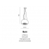 LAMPA WISZĄCA AZZARDO BURN 2 AZ0700