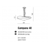 LAMPA WISZĄCA AZZARDO CAMPANA 48 WHITE AZ0566