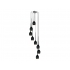 AZZARDO IZZA 8 BLACK WISZĄCA AZ0159