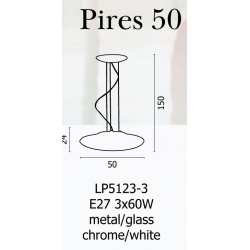 LAMPA WISZĄCA AZZARDO PIRES 50 ZWIS AZ0277