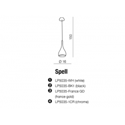 AZZARDO SPELL GOLD AZ0286