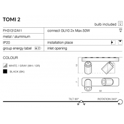 AZZARDO TOMI 2 WHITE AZ0663