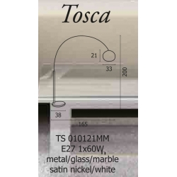 LAMPA STOJĄCA AZZARDO TOSCA AZ0022