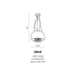LAMPA WISZĄCA AZZARDO ASTRAL AZ1647