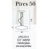 LAMPA WISZĄCA AZZARDO PIRES 50 ZWIS AZ0277