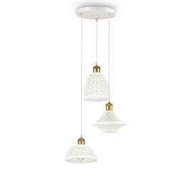 LUGANO CERAMICZNA LAMPA WISZĄCA   206875 Ideal-Lux