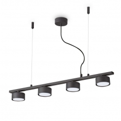 MINOR SP4 CZARNA LAMPA WISZĄCA  235455 Ideal-Lux