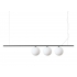 PERLINE SP3 CZARNA LAMPA WISZĄCA  307008 Ideal-Lux