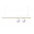 PERLINE SP2 ZŁOTA LAMPA WISZĄCA  282107 Ideal-Lux