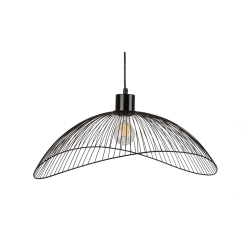 NUNEZ LAMPA WISZĄCA CZARNA    ITALUX  PND-1702-1-L-B