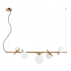 REVERSO LAMPA WISZĄCA   PND-5622-5-BRO-W  ITALUX