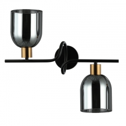 SERVIO KINKIET   WL-66892-2A-BK-SG  ITALUX