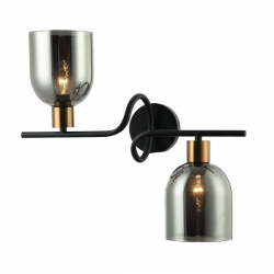 SERVIO KINKIET   WL-66892-2A-BK-SG  ITALUX