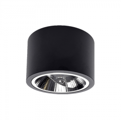 Camino czarny plafon tuba     LP-1101/1SM BK   Light Prestige