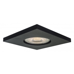 Lagos oczko podtynkowe kwadratowe czarne IP65 LP-440/1RS BK