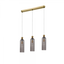 Piega 3 lampa wisząca       LP-939/3L smoked   Light Prestige