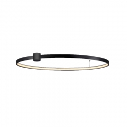 Ring plafon L czarny 3000K   LP-909/1C L BK