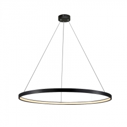 Ring wisząca duża czarna 3000K   LP-909/1P L BK