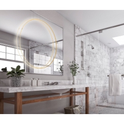 Mirror lampa wisząca złota LP-999/1P S GD   Light Prestige