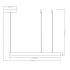 Midway lampa wisząca duża złota LP-033/1P L GD  Triangle  Light Prestige