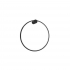 Mirror Ring kinkiet mały czarny  LP-999/1W S BK