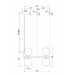RING LAMPA WISZĄCA   MOD013PL-04BS     MAYTONI