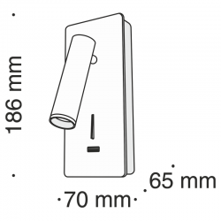 MIRAX KINKIET 3W LED 3000K   C041WL-L3W3K      MAYTONI