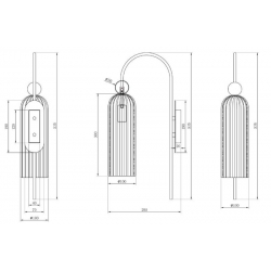 ANTIC KINKIET MOD302WL-01W           MAYTONI