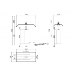 BIANCO LAMPA STOŁOWA Z031TL-01BS      MAYTONI
