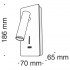 MIRAX KINKIET 3W LED 3000K   C041WL-L3W3K      MAYTONI