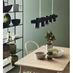 TORINO Lampa wisząca czarna 107784  Markslojd