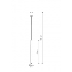 LASER SOLID BRASS 490 zwis  8798  NOWODVORSKI