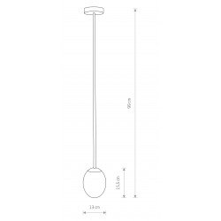 ICE EGG A LAMPA WISZĄCA 8124  Nowodvorski